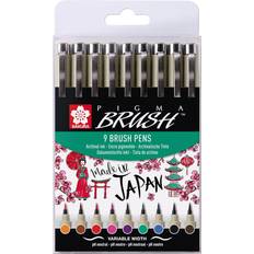 Pigma Brush Wallet 9 Pieces