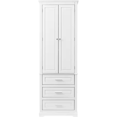 White Linen Tall Floor 24 in W x 15.7 in D x 70 in H