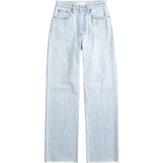 Abercrombie & Fitch High Rise Vintage Flare Jean Cream