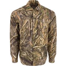 Camouflage Drake Mens LST Double Down Camo Shirt 2X-Large