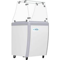 Freezers KoolMore Manual Defrost Gelato Dipping Cabinet Chest Freezer 26 in 6 cu ft White