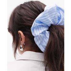 & Other Stories Extra Large Scrunchies in Blue and White Coastal Stripes