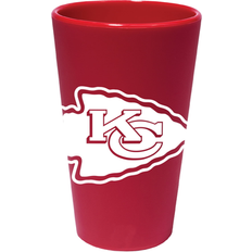 Beer Glasses WinCraft Kansas City Chiefs 16oz Team Color Silicone Pint Beer Glass