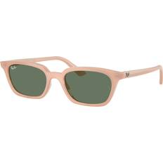 Ray-Ban Pink - Unisex Sunglasses Ray-Ban Unisex Zaya Bio-based Sunglasses - Cloudy Natural Pink Green