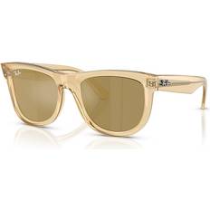 Ray-Ban Yellow Sunglasses Ray-Ban Unisex Wayfarer Reverse Sunglasses - Opal Yellow Brown