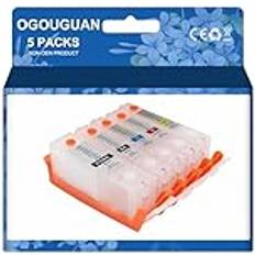 OGOUGUAN CAIDI PGI-550 CLI-551 tom patron med chip för Canon PIXMA iP-7250 iP-8750 iX-6850 MG-5450 MG-5550 MG-5650 MG-5655 MG-6350 MG-6450 MG-650 MG-6550 MG-650 MG-650 MG-650 MG-650 MG-0 MG-6 50 MG-7150