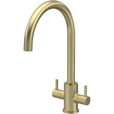 Balterley Minimalist Kitchen Mono Mixer Tap 436mm Brushed Brass Yellow Brushed Brass