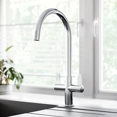Essence Turvey Dual Lever Square Monobloc Mixer Chrome