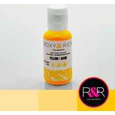 Baktillbehör Roxy & Rich Yellow Gelfarve 20ml Levnedsmiddelfarve