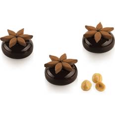Baktillbehör Silikomart Corolle 4 Silikoneform Chokoladeform