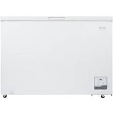 White Chest Freezers ElectrIQ 299 Litre Chest Freezer White