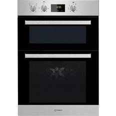 KitchenKIT Indesit Double Oven Eye Level Stainless Steel