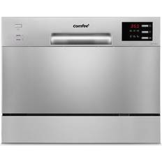 Silver 6.5L Freestanding Compact Dishwasher