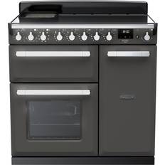 Rangemaster Cookers Rangemaster Estel Deluxe 90cm Induction Range Cooker Grey