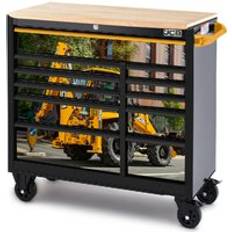 JCB 42 Inch Roller Tool Cabinet 11 Drawers Steel