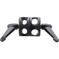 Lighting & Studio Equipment Andoer Dual Swiveling Grip Head Angle Clamp