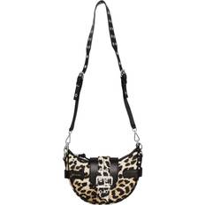 Nylon Handväskor Ganni Bucky Bag Small Crossbody Nylon Pri Dam - Brun