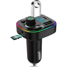 FM Transmitters CHRONUS BOUTIQUE Wireless Bluetooth FM Car Radio Transmitter Adapter