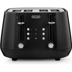 Toasters De'Longhi Eclettica 4 Slot Toaster Bold Black