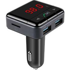 FM Transmitters Zhihuan BC12 Car Bluetooth MP3 Handsfree Dual USB Charger FM Transmitter