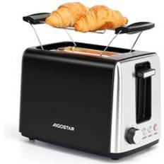 Aigostar 2 Slice Toaster with Warming Rack 750W