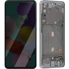 Replacement Screens Clappio LCD Screen Touch Panel for Samsung Galaxy A51 with Chassis White