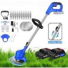 Dayplus Cordless Electric Strimmer Grass Trimmer Weed Cutter 2 Battery