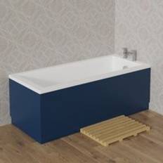Aquariss Bath Panel 18mm MDF Painted Matte Blue 1700mm Front Side Panel