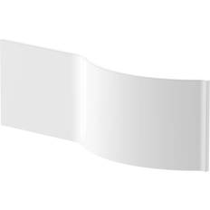 Bathtub Screens & Front Panels on sale Nuie White P Shaped Front Bath Panel 1500mm 3 x 52 x 150cm