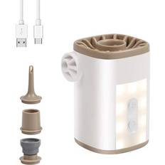 Tomtop Jms Portable Wireless Electric Air Pump with Light 3600mAh USB Rechargeable