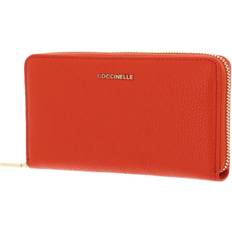 Coccinelle Metallic Lynlås Pung Organizer - Rød