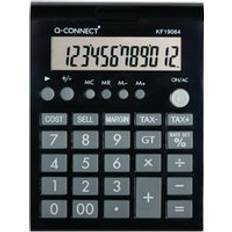 12 Digit Business Table Top Calculator Medium Black KF19064