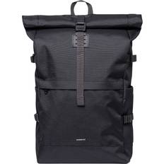 Sandqvist Icon Rolltop Backpack L - Black/Black