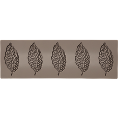 Beige Formar Blomsterbergs Blad Tuile Form Kakform