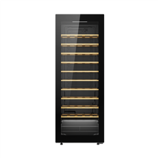 Freestanding Wine Coolers SIA Freestanding 150L 58 Bottle Wine Cooler Chiller Black