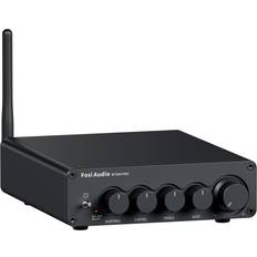 Fosi Audio Forstærkere & Modtagere Fosi Audio Hi-Fi Bluetooth 5.0 Stereo Receiver Forstærker 2.1 Channel Mini Class D Integreret Amp 2X165W