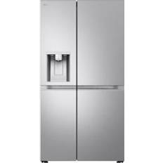 LG Stainless Steel Fridge Freezers LG NatureFRESH GSLE81BSBC American Fridge Freezer Silver, Stainless Steel