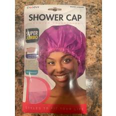 Purple Bonnets Donna Super Jumbo Shower Cap Waterproof Material 1pc