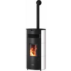 Pelletöfen Justus Pelletofen Norta 8 kW Seidenweiß