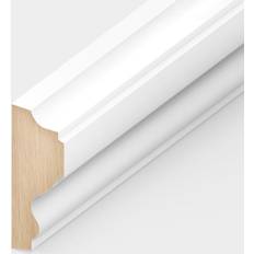 Moulding & Millwork Leader White 2.4m Painted Decorative Panel Moulding 2400 x 12 x 32 mm