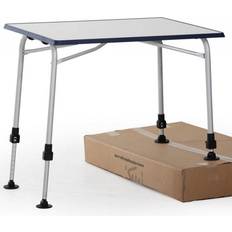 Brafab Volga Campingbord 80 x 60 cm Silver/Vit