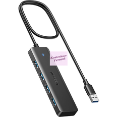 Ugreen HUB 4 Portar USB-A 3.0 1m Kabel