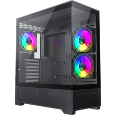 Vista Mid Tower Gaming Case Black