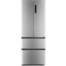 GN14790PX 70cm Frost Free American Fridge Freezer Brushed Steel