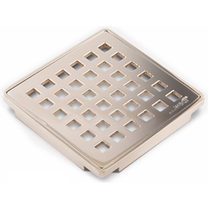 Wedi Drain Cover Chrome Square Grate Stainless Steel US1000054