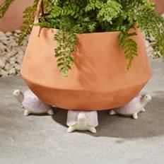 Dunelm Set of 3 Resin Tortoise Pot Feet - Purple