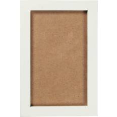 Ib Laursen Väggdekorationer Ib Laursen aus Holz UNIKA 16 x 24 cm Weiß Bilderrahmen