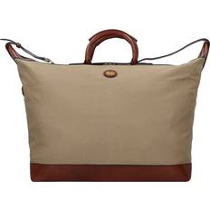 Detachable Shoulder Strap Weekend Bags The Bridge Viaggio Soft Weekend Bag - Brown