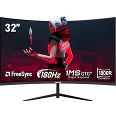 Gawfolk 32 Inch Curved 1800R PC Gaming Monitor
