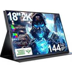 Uperfect 18 Inch 2K 2560 x 1600 IPS Tragbarer Gaming-Monitor K118